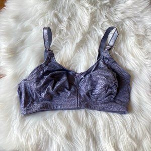 Bali Gray Unlined Underwire Plus Size Bra